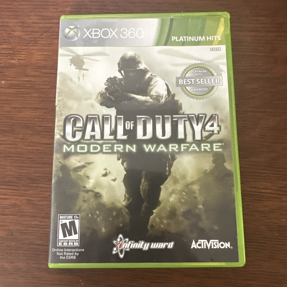 Call of Duty 4: Modern Warfare (Xbox 360, 2010) Complete Tested Working